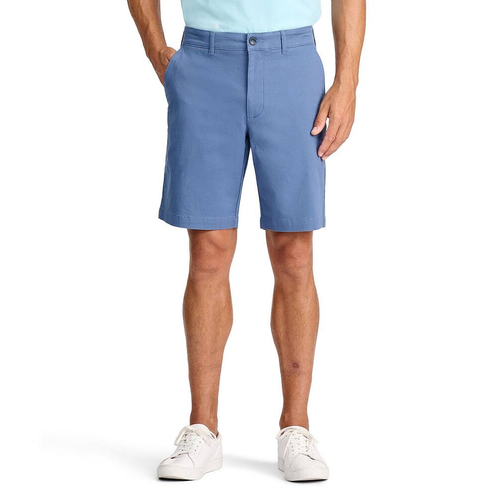 

Мужские шорты IZOD Saltwater 9.5 с плоской передней частью, цвет Bright Cobalt