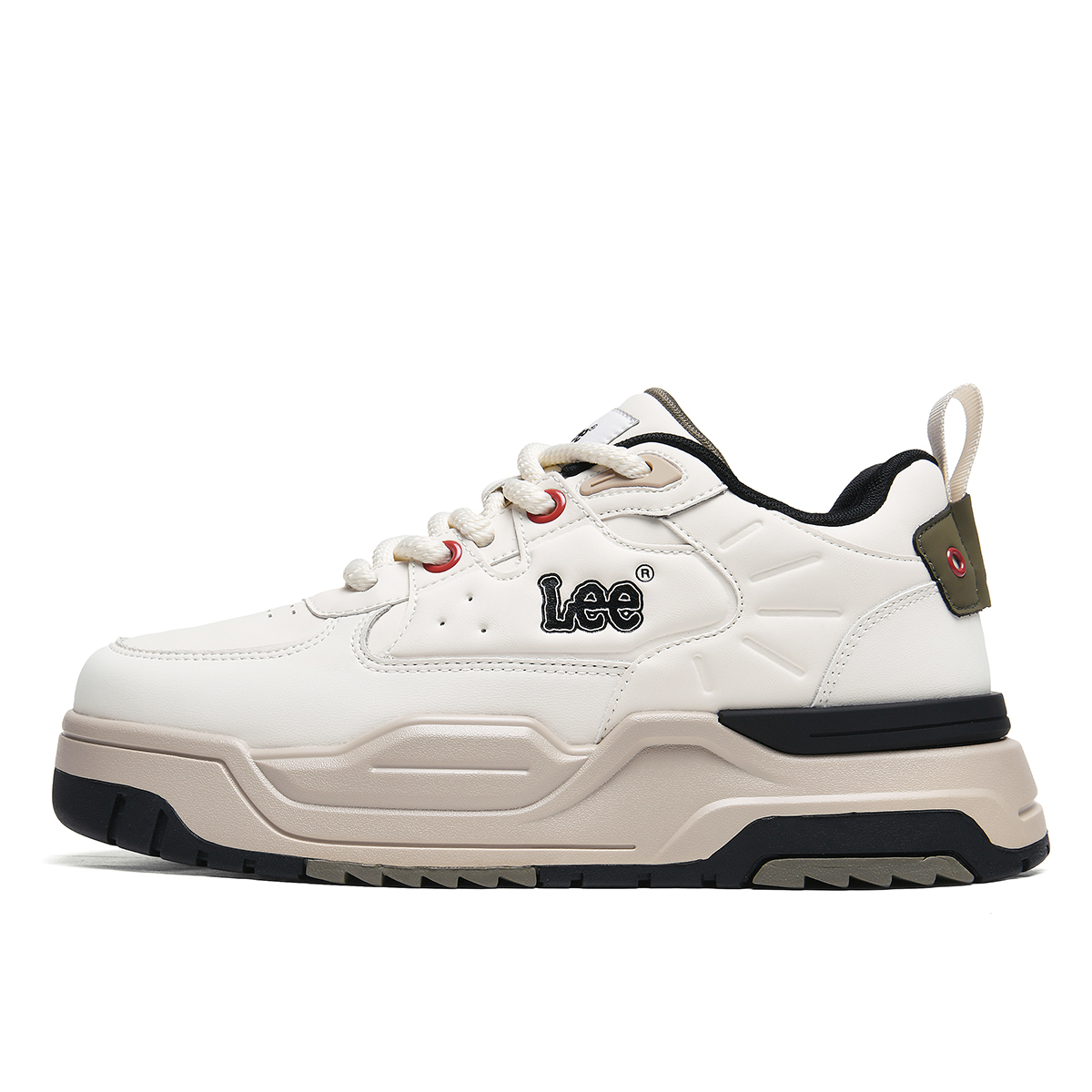 

Lee Классические модные повседневные универсальные минималистичные стильные пухлые кроссовки низкие скейтбордские мужские светло-бежевые, цвет Light Khaki