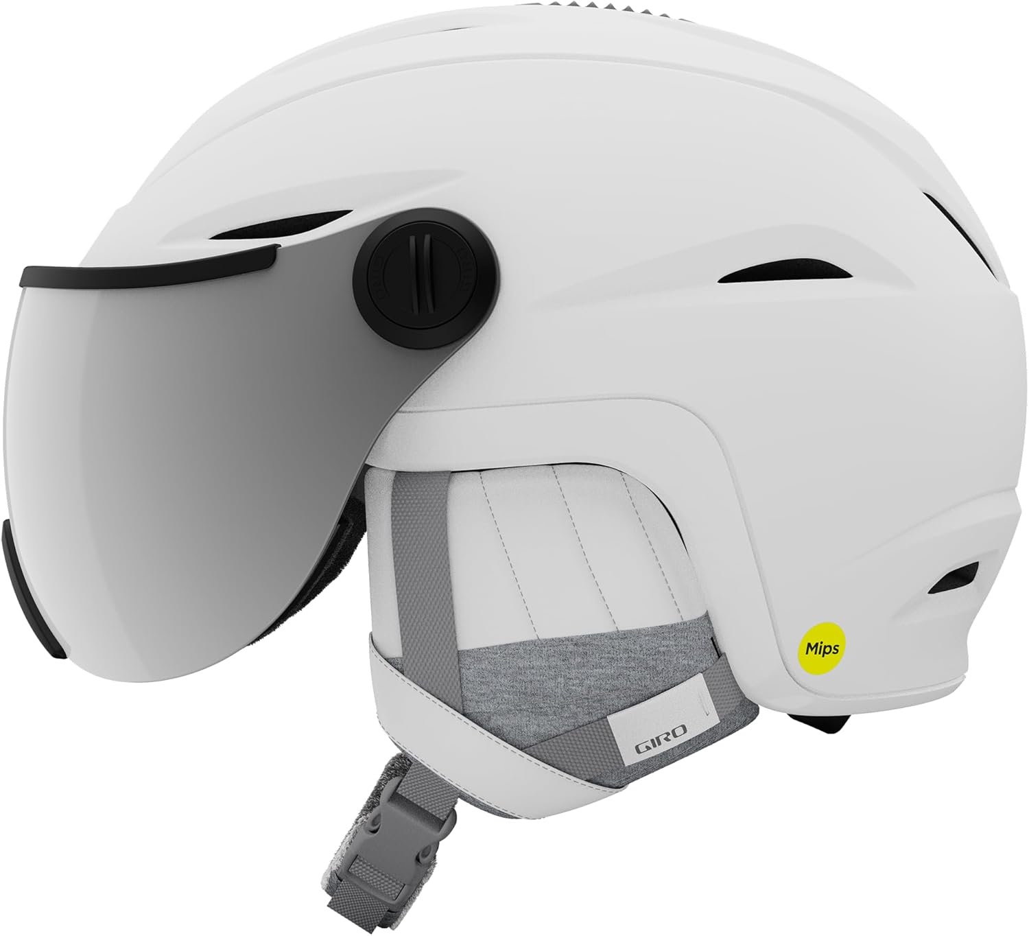 

Горнолыжный шлем Giro Essence MIPS Vivid - шлем для сноуборда для женщин и подростков со встроенным защитным щитком Vivid Goggle Shield/Visor, Matte Black, Черный, Горнолыжный шлем Giro Essence MIPS Vivid - шлем для сноуборда для женщин и подростков со вс