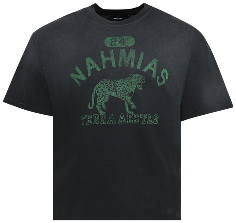 

Футболка Nahmias Terraestiva Boxy T-Shirt 'Worn Black', черный