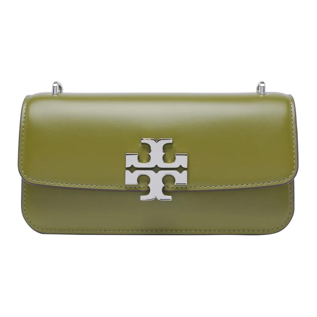 

Сумка через плечо из телячьей кожи Trumpets Women's Black Matcha TORY BURCH