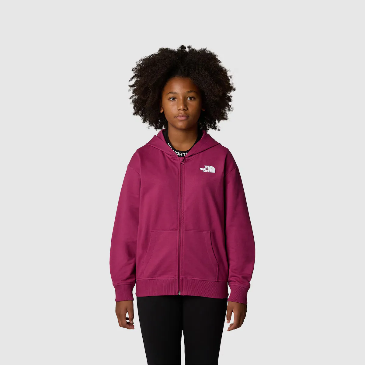 

Детская толстовка большого размера The North Face, фиолетовый