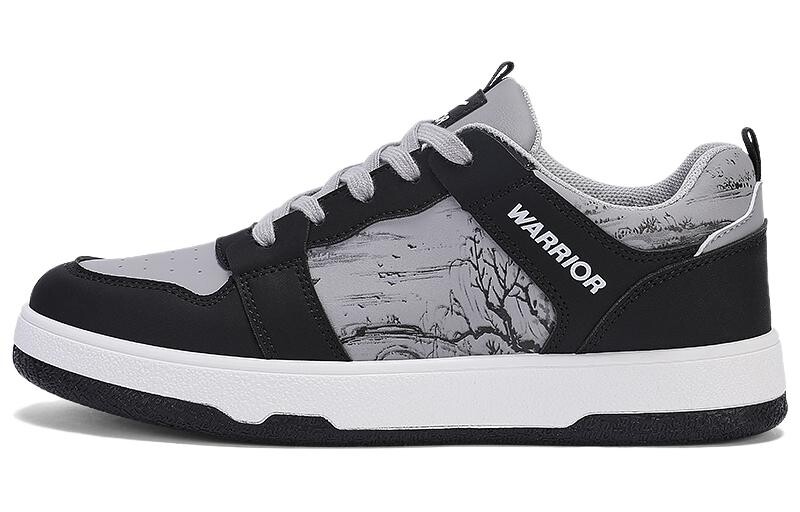 

Кроссовки WARRIOR Skateboarding Shoes Men Low-top Grey/black, серый/черный
