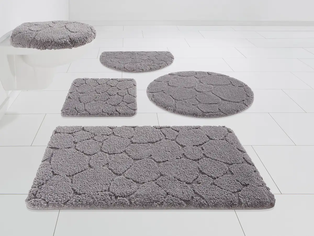 

Мой домашний коврик для ванной "Камни" My home прямоугольный (80х150 см), цвет schiefer