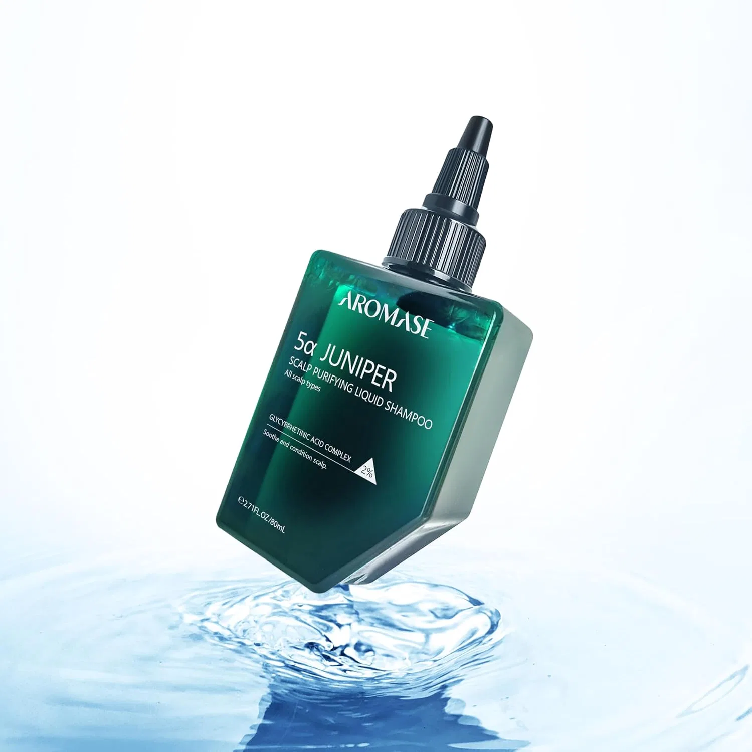 Шампунь-эксфолиант AROMASE 5α Juniper для очищения кожи головы, 80 мл Aromase