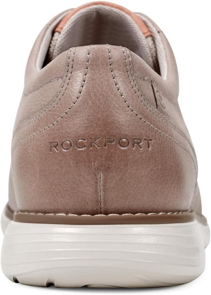 Мужские оксфорды Rockport Garett с простым носком, Taupe Leather — фото 2