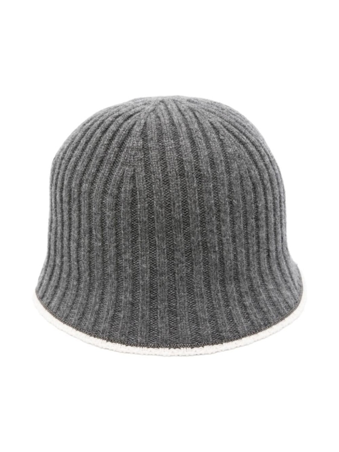 

Brunello Cucinelli Kids шапка бини с декором Monili, серый