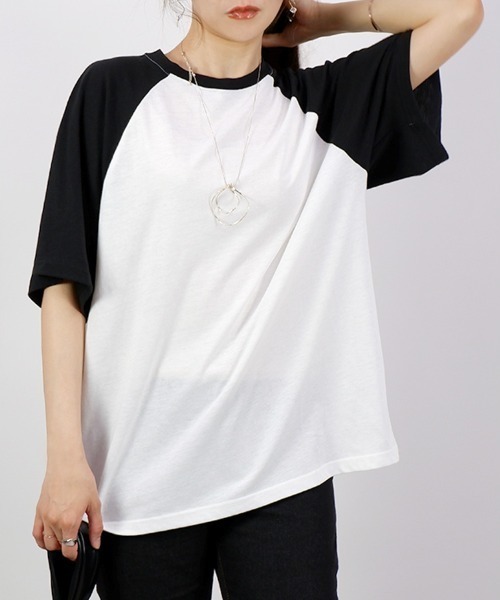 

Футболка-реглан с рукавом 5/8 CLOTHY, черный