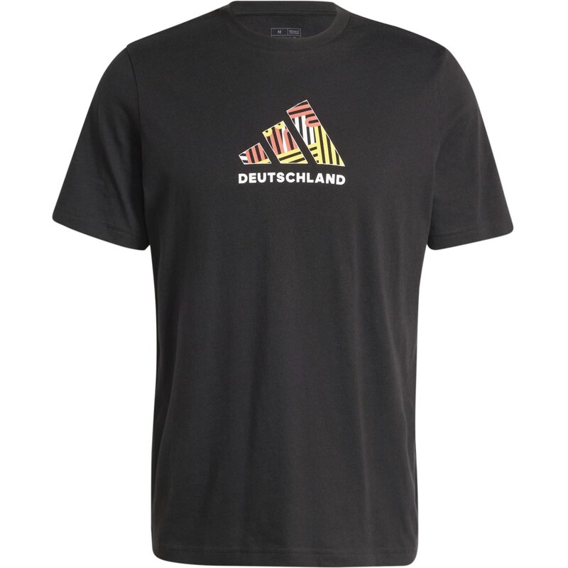 

Футболка с изображением немецкого футбольного болельщика Adidas, черный