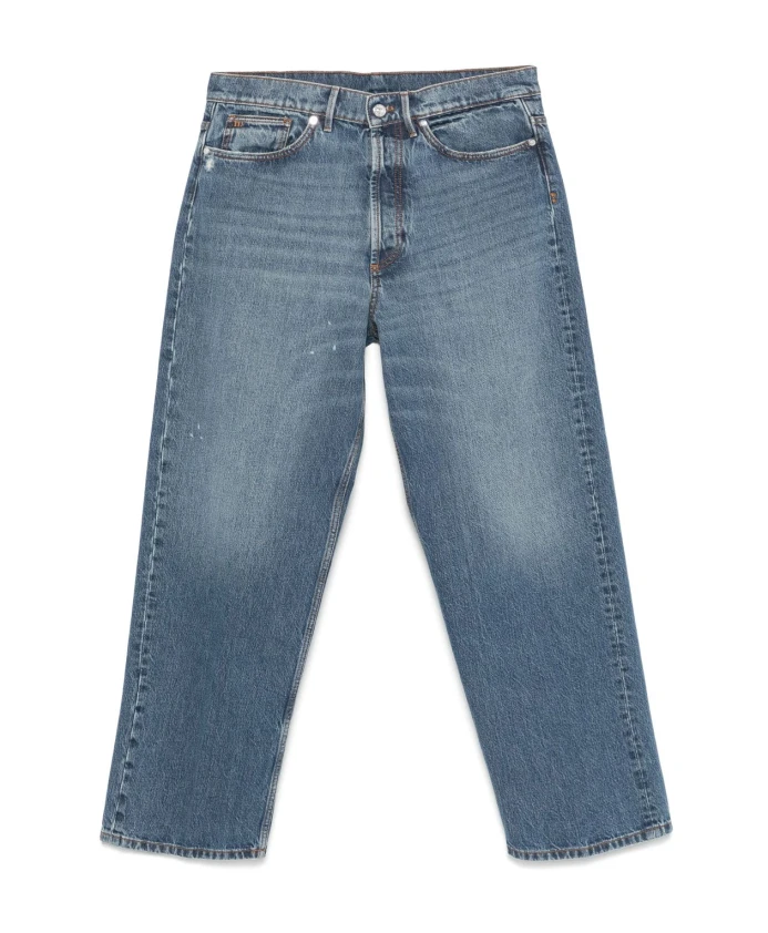 

Прозрачные синие джинсы, классический дизайн. Nine In The Morning, синий