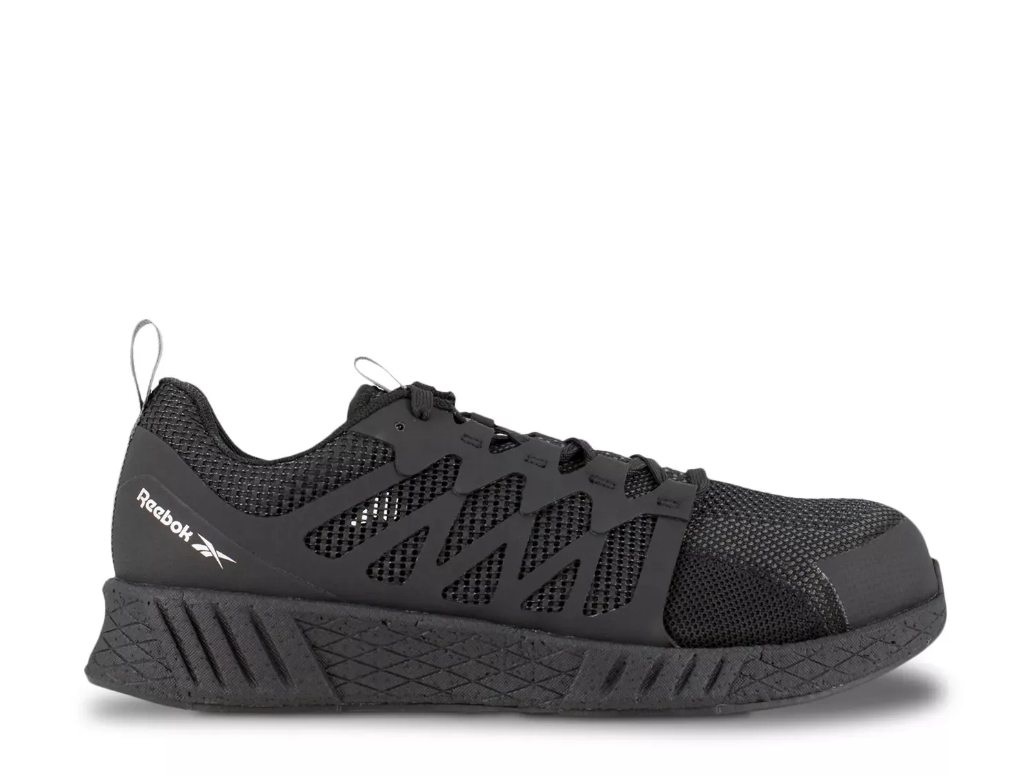 Кроссовки Reebok Work Fusion Flexweave Composite Toe Work Sneaker — мужские, черные — фото 2