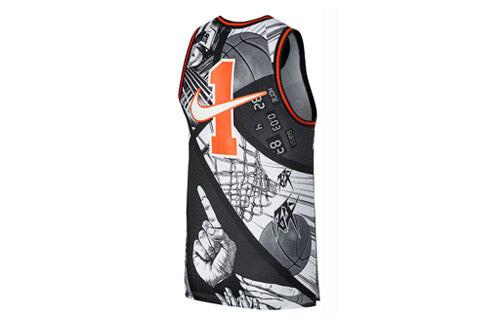 Майки dri fit школьная лига комиксов баскетбольный жилет майка мужская Nike, черный — фото 2