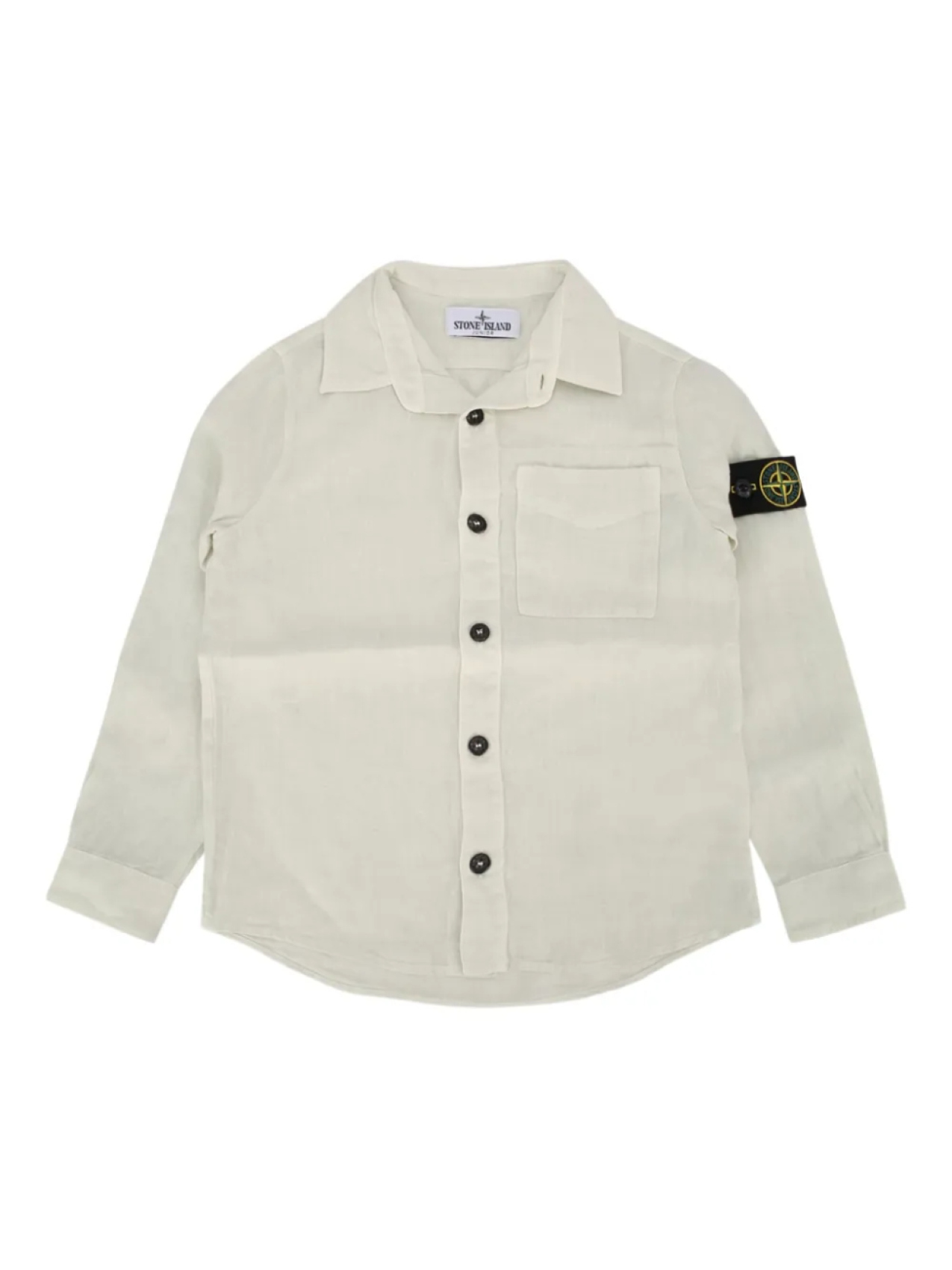 

Рубашка с компасом Stone Island Junior, нейтральный