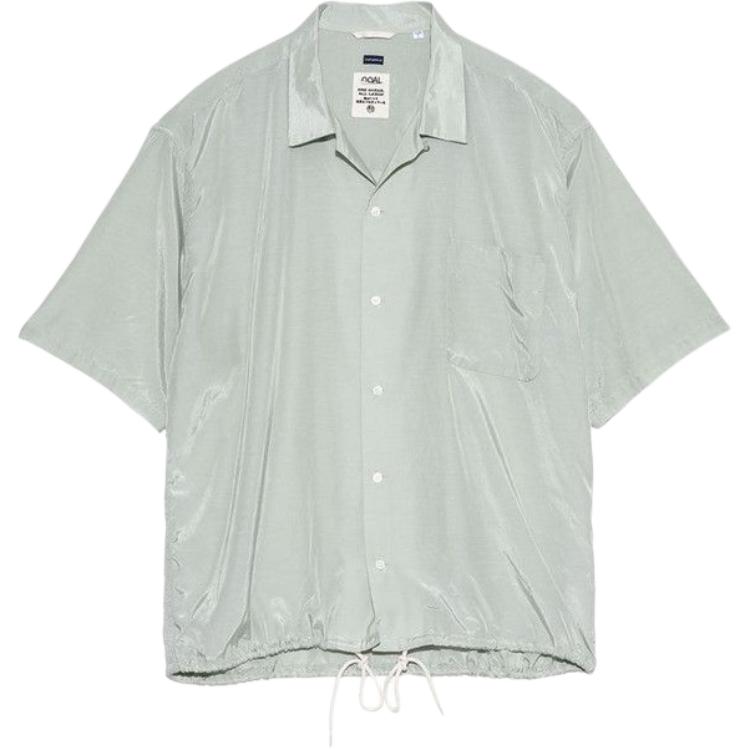 

Рубашка с коротким рукавом и открытым воротом Nanamica, коралл