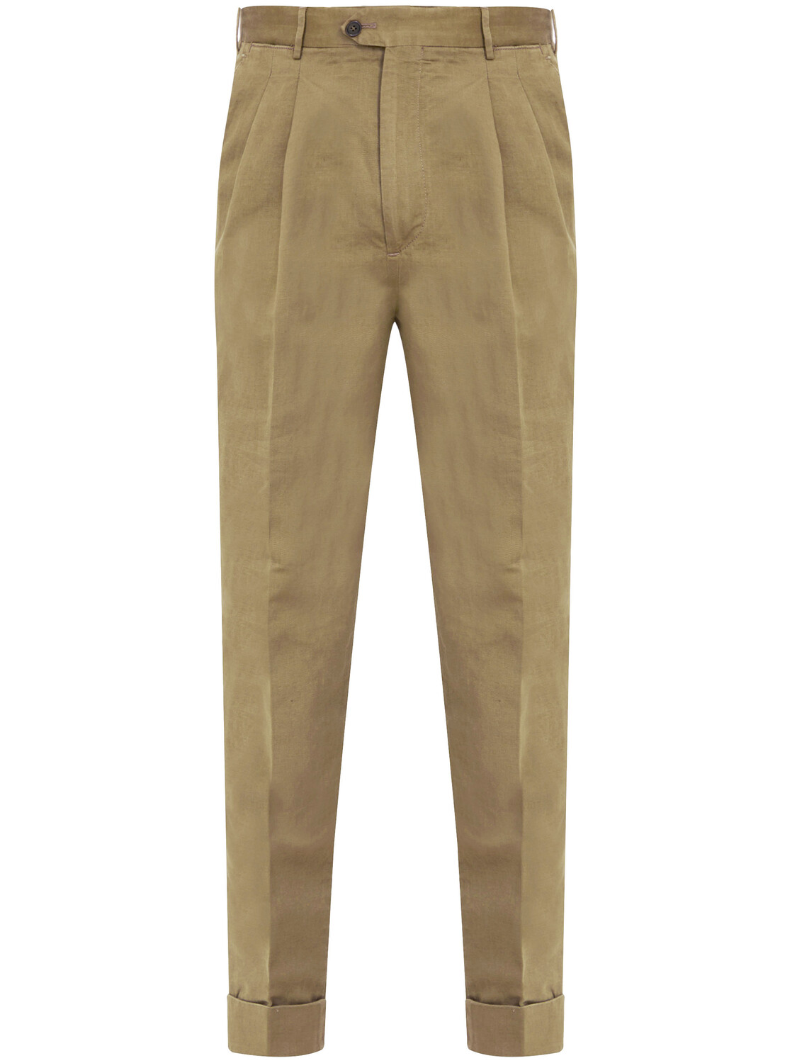 

Брюки Pt Torino Cotton and linen, бежевый
