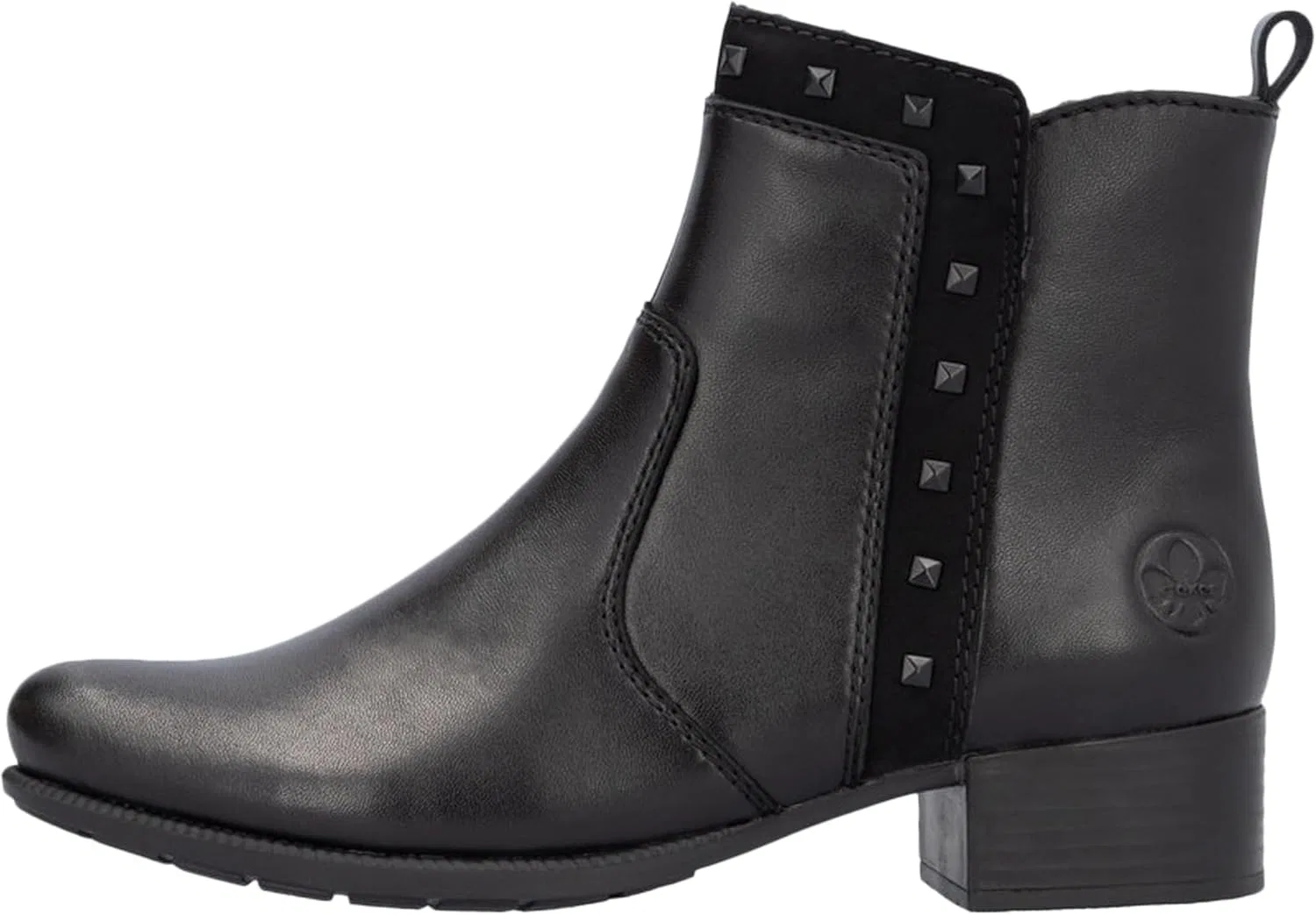 Кожаные ботинки Rieker Lugano, Black