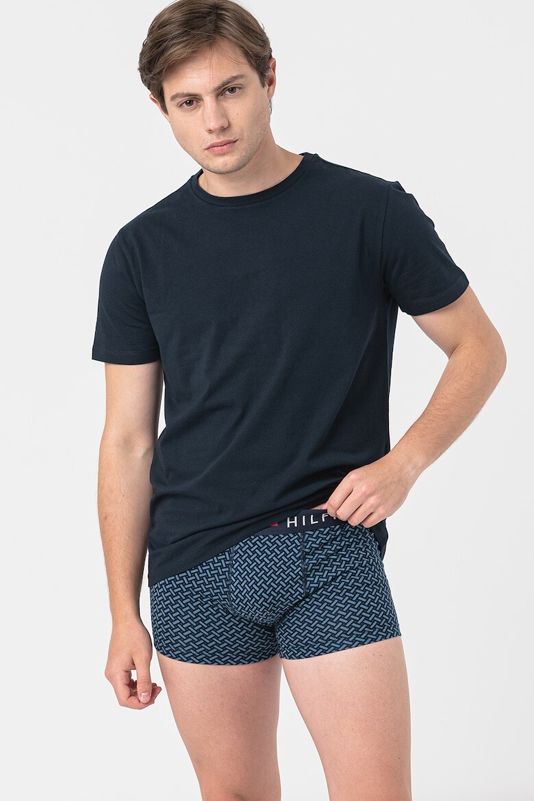 

Боксеры с принтом и заниженной талией Tommy Hilfiger, синий