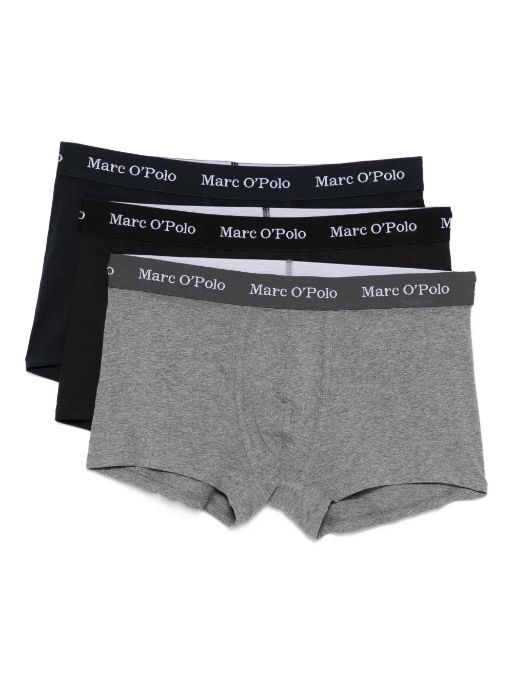 

Комплект из трех боксеров с эластичным поясом Marc O'Polo, черный