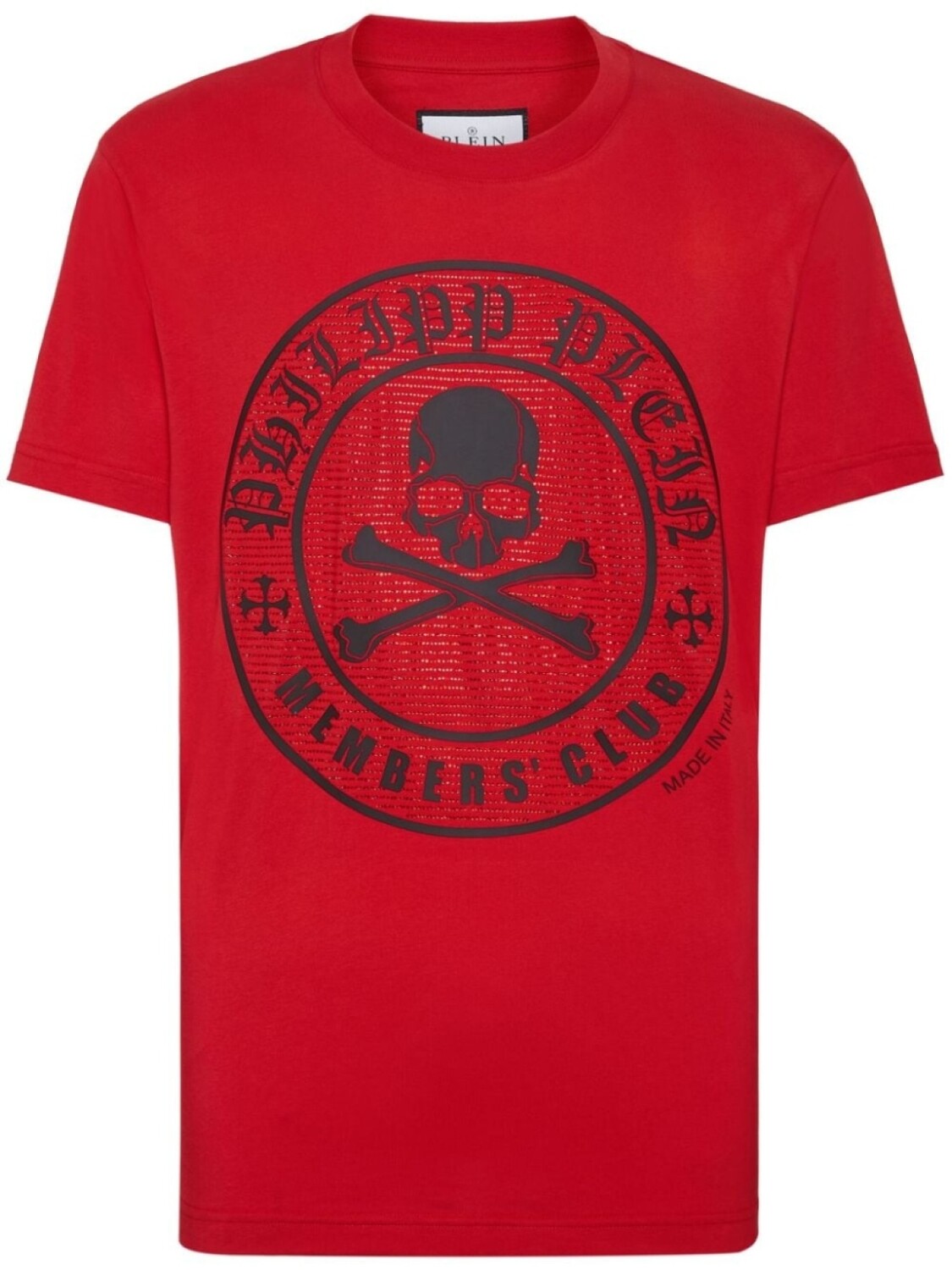 

Philipp Plein футболка SS Skull&Bones, красный