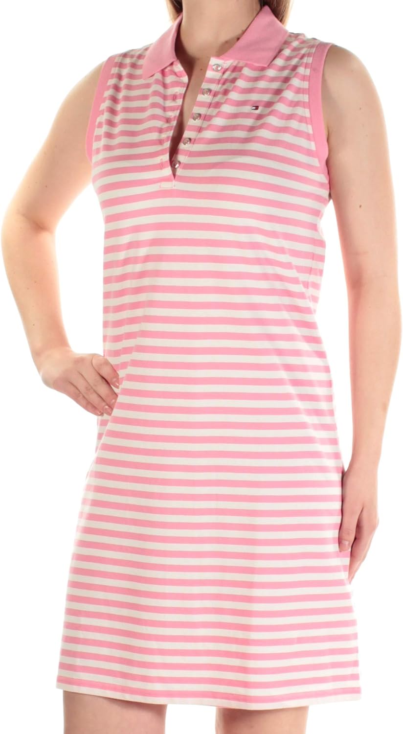 

Женское спортивное платье-поло Tommy Hilfiger, Pink/Ivory