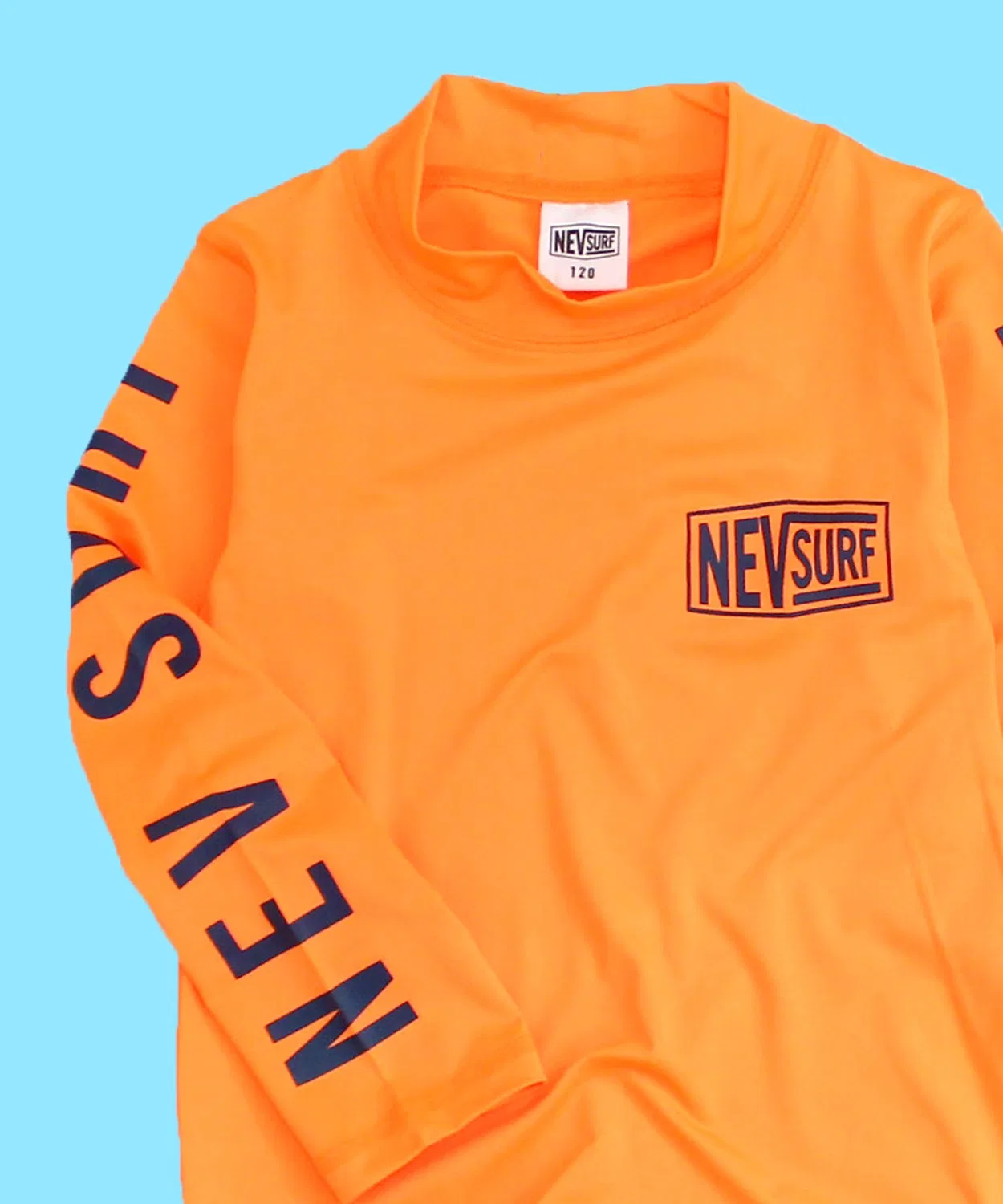 Рашгард с длинным рукавом NEV SURF оранжевый