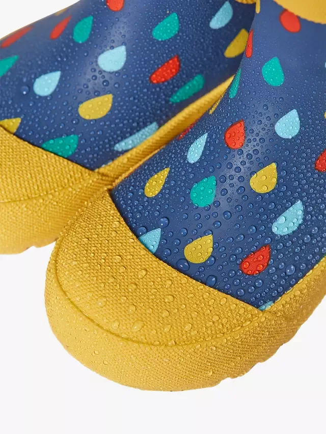 Детские короткие резиновые сапоги Rain & Shine, цвет Rainbow Rain Frugi — фото 4