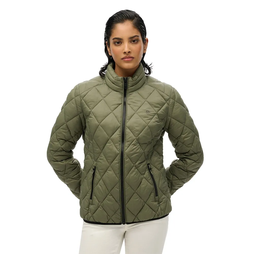 

Куртка Superdry Diamond Fuji Lite padded, зеленый