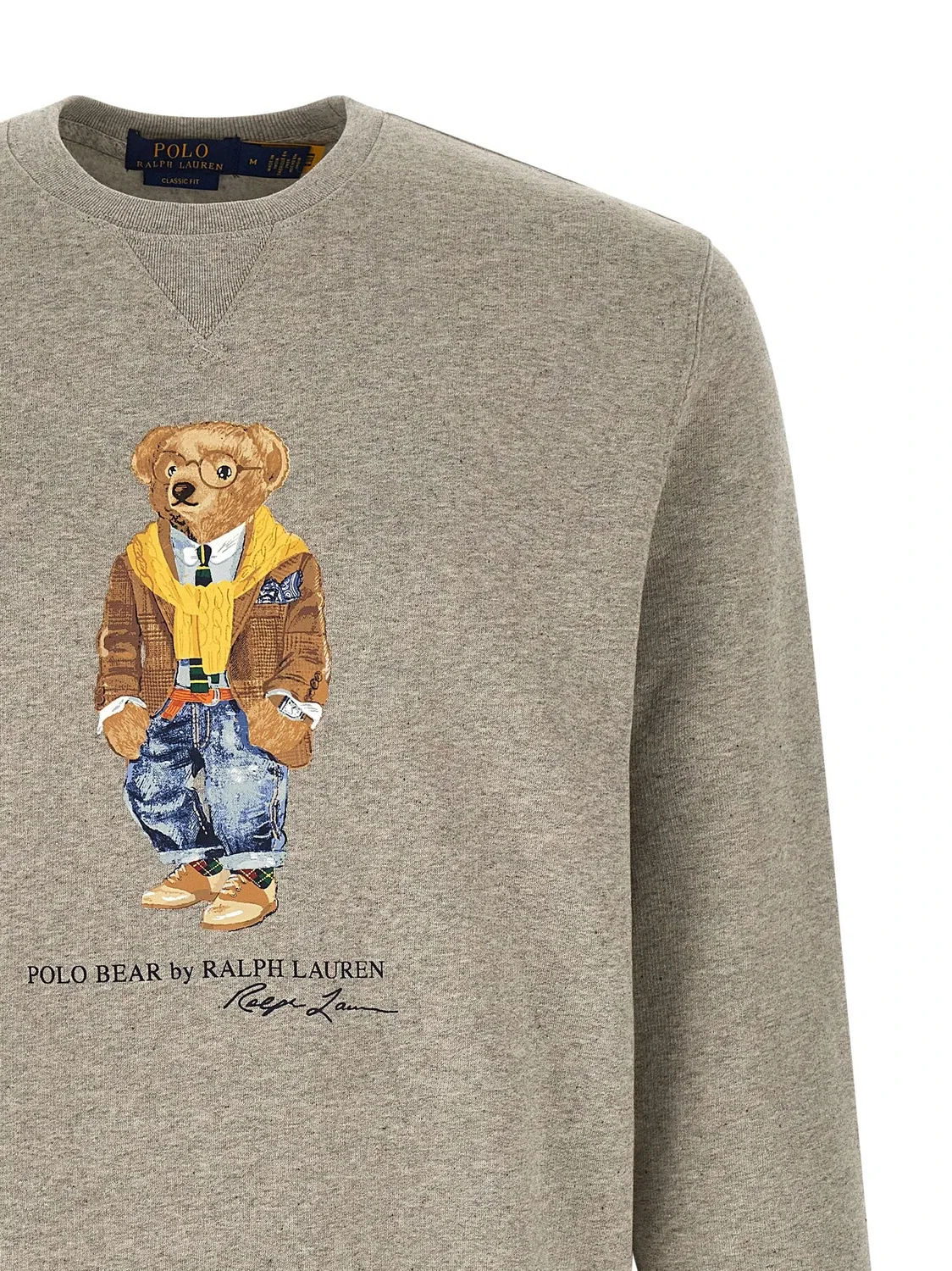 Свитшот «Polo Bear» POLO RALPH LAUREN, серый — фото 3