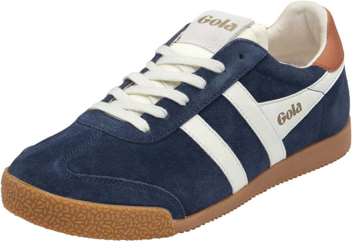 

Кроссовки Gola Mens Elan, белый/синий/оранжевый/темно-синий