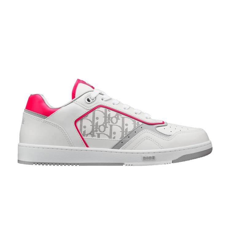 

Кроссовки Dior B27 Low 'Dior Oblique Galaxy - White Neon Pink', белый
