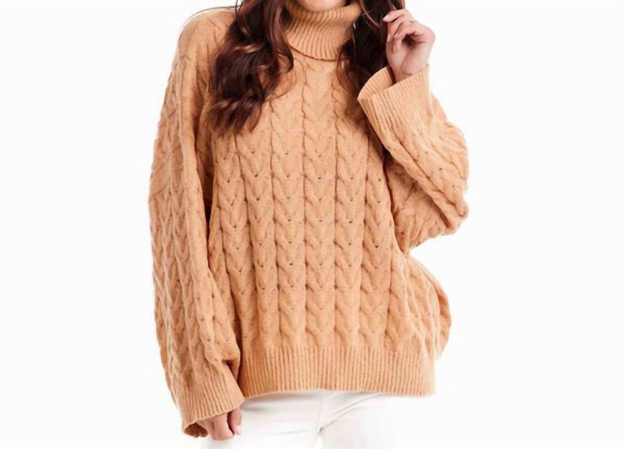 

Radley Cable Knit свитер цвета загара mudpie, цвет tan