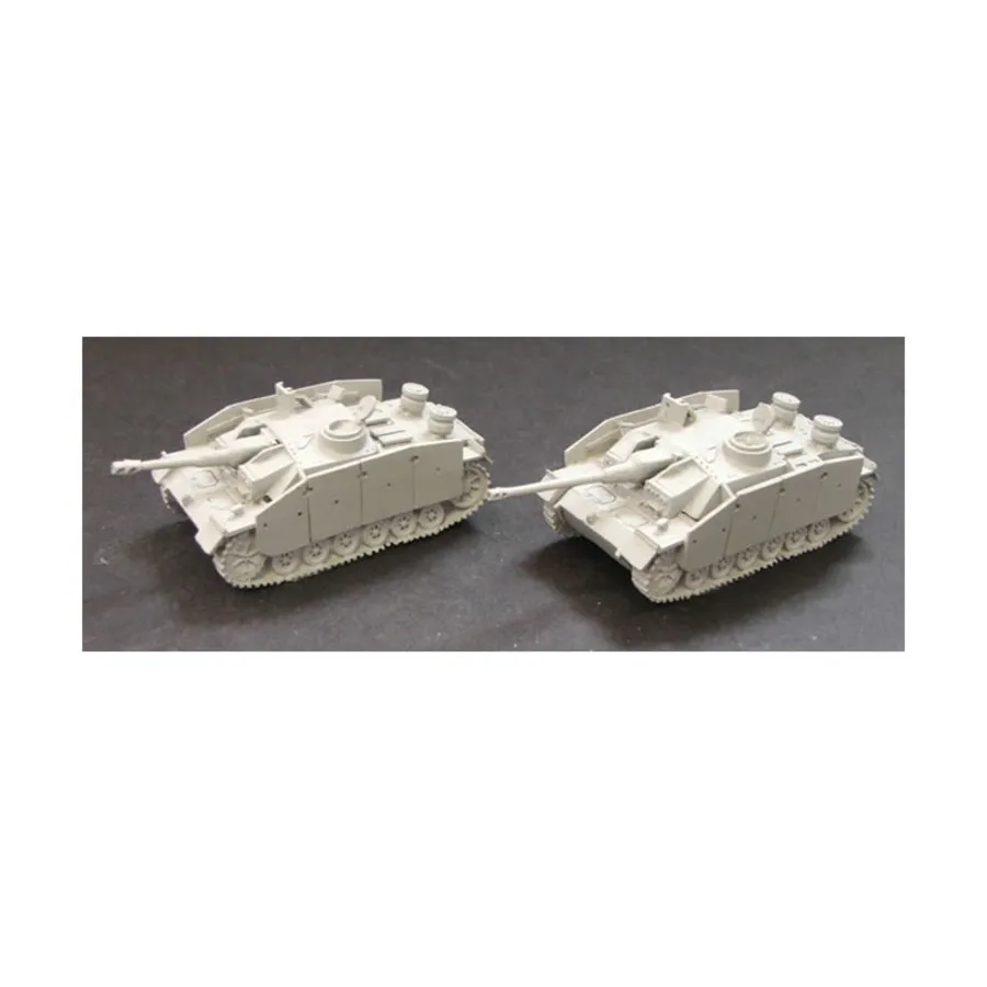 

StuG III G с боковыми юбками, WWII Command Decision Miniatures - Germany - Artillery, AA's, AFV's, & AT's (15mm) (Old Glory)