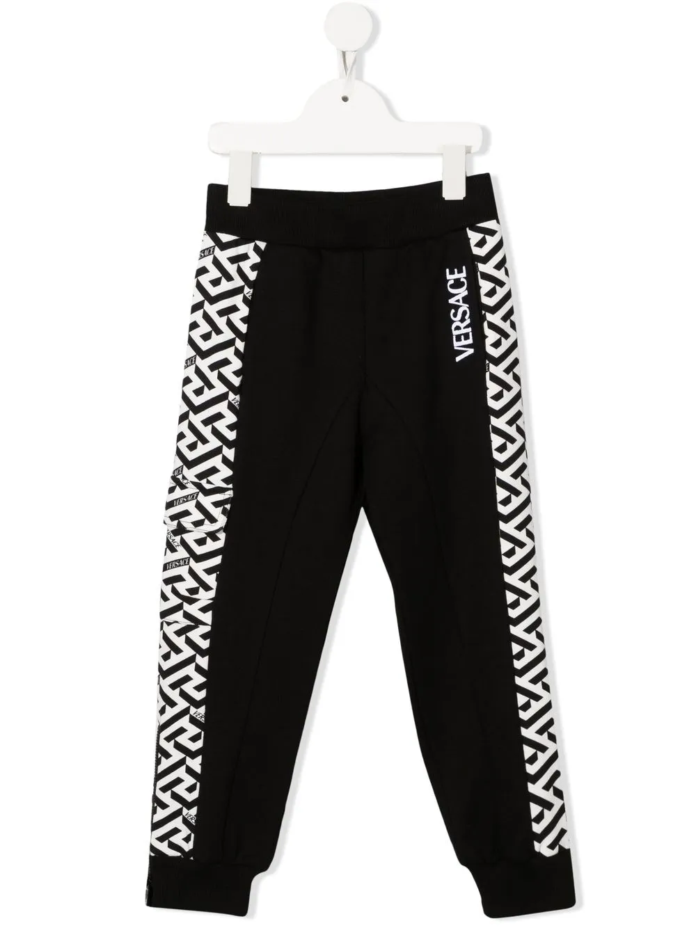 

Спортивные брюки с узором Greca Versace Kids, черный
