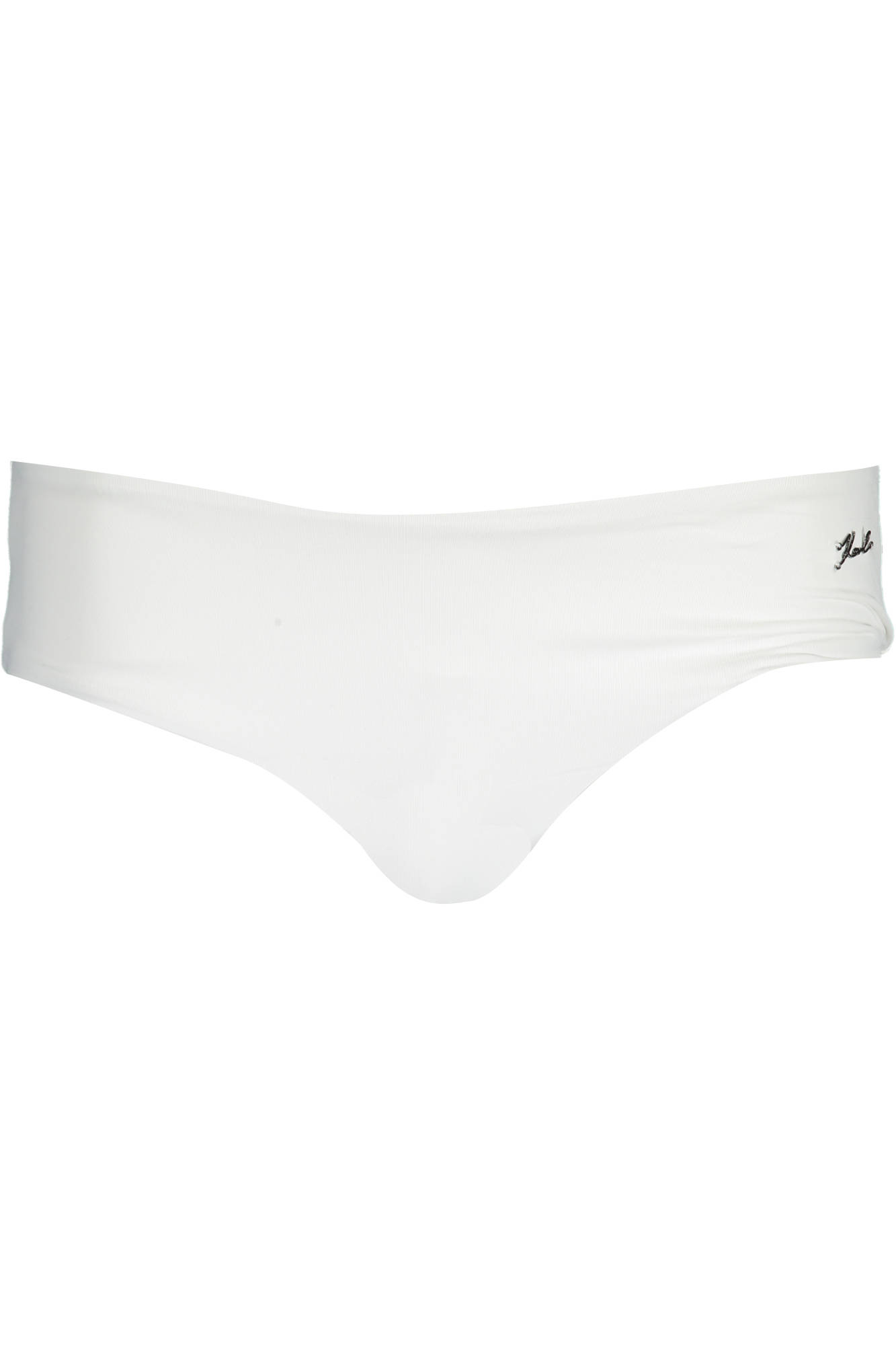 

Плавки женские Karl Lagerfeld Beachwear пляжные однотонные с логотипом, белый