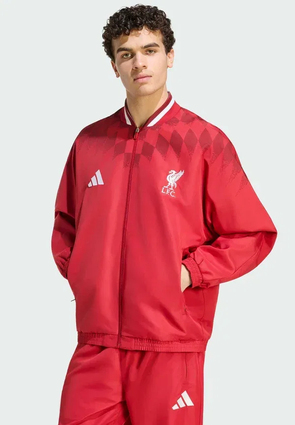 Толстовка тренировочная Liverpool FC Stadium Track Top, Adidas Performance, активный бордовый