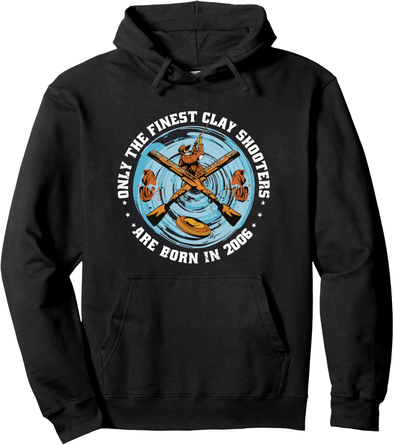 

Худи с надписью «2006 Born Birthday Clay Pigeon Shooting» Clay Pigeon Shooting Equipment Sports Accessories, черный