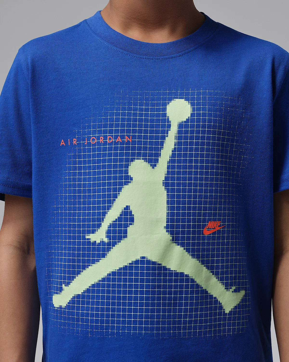 Детская футболка Jumpman Grid Blur Jordan, Game Royal — фото 4