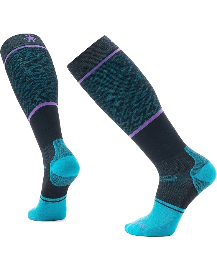 

Носки Smartwool Snowboard Targeted Cushion Retro Line Over The Calf Socks, черный