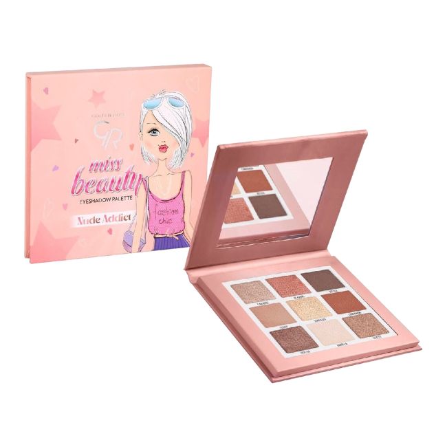

Палитра теней для век Gr Miss Beauty Nude Addict Golden Rose, 9 x 1.3 гр (nude addict)