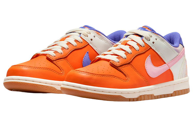 Детские кроссовки Dunk Low SE Everything You Need Nike, оранжевый/белый — фото 3