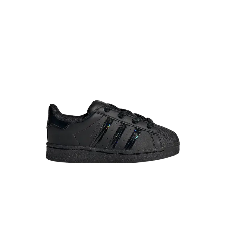 

Кроссовки adidas Superstar EL I 'Triple Black Iridescent', черный