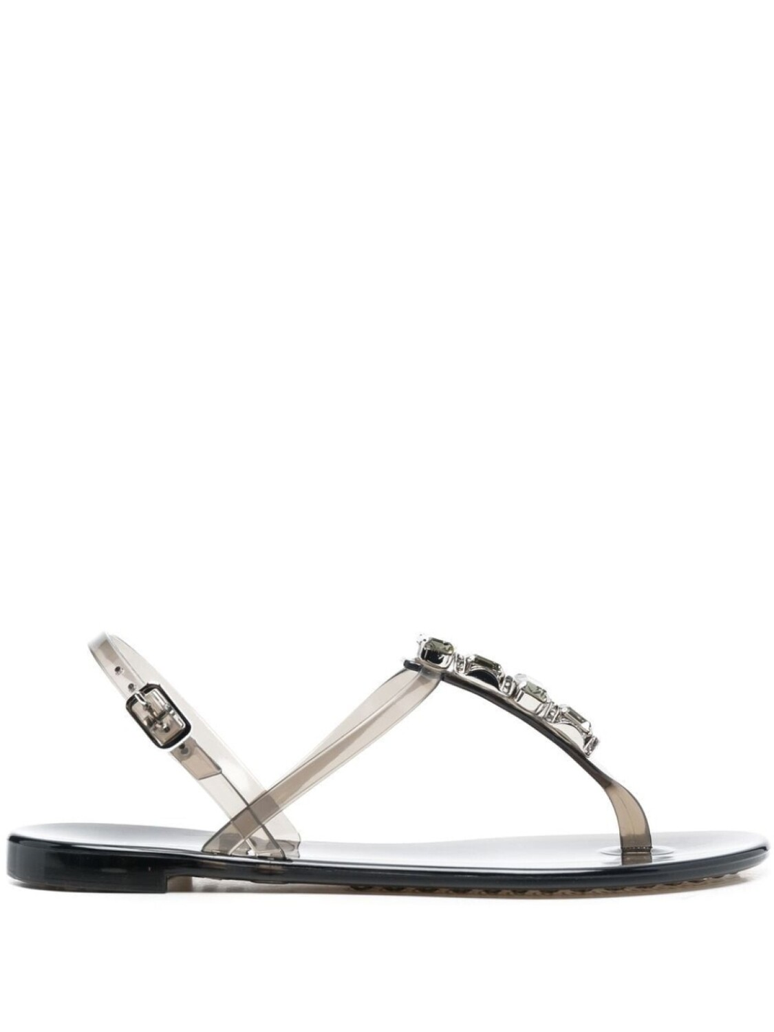 

Casadei сандалии Jelly с кристаллами, черный