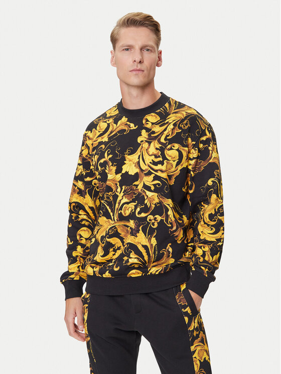 

Свитшот regular fit 79GAI3R0 FS201 Versace Jeans Couture, чёрный