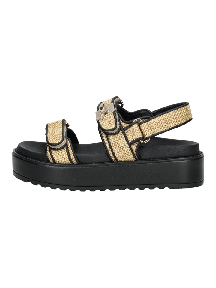 Сандалии на плоской подошве Steve Madden, цвет schwarz/beige — фото 2