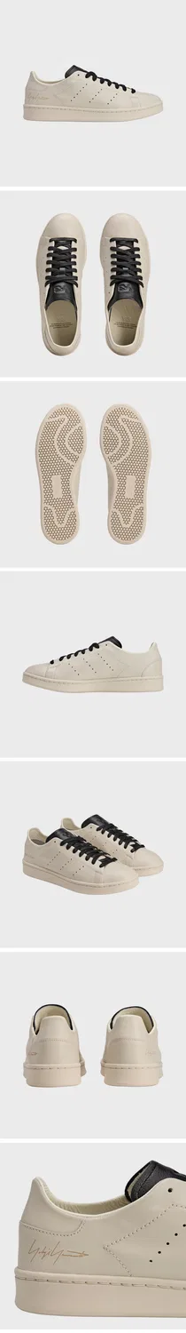 Мужские низкие кроссовки Stan Smith цвета алюминия от Y-3 — фото 2