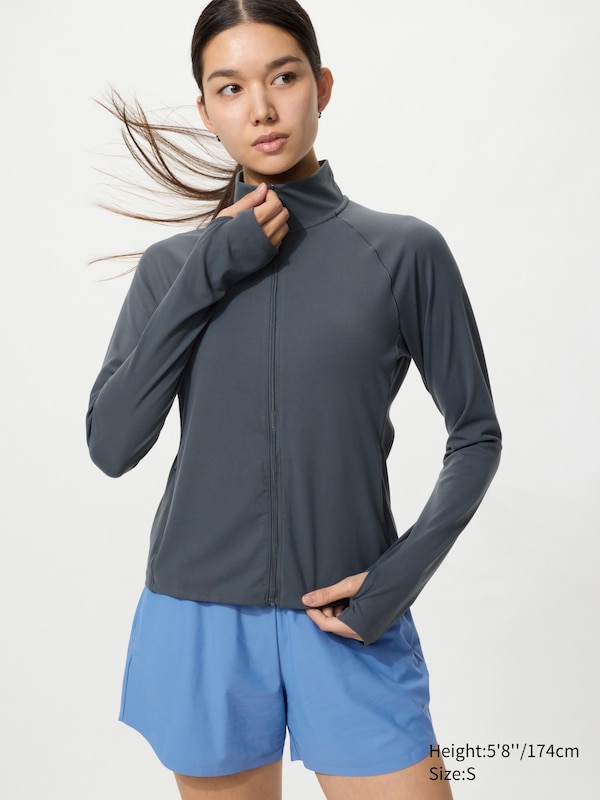 Активная куртка Ultra Stretch на молнии Uniqlo, 09 black — фото 3