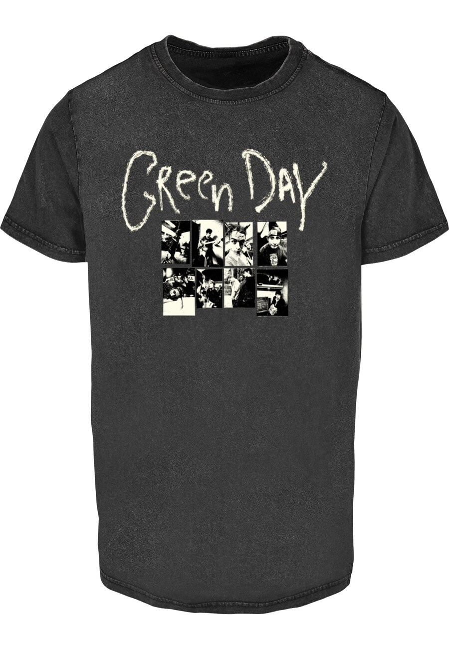 

Рубашка Merchcode Green Day Collage, черный