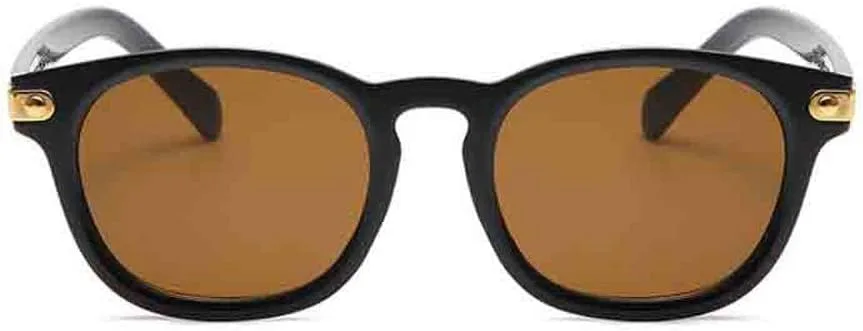 

Винтажные солнцезащитные очки в круглой оправе, роскошные солнцезащитные очки для путешествий, для женщин и мужчин, защита от ультрафиолета UV400 TKKTLLT, White Gray