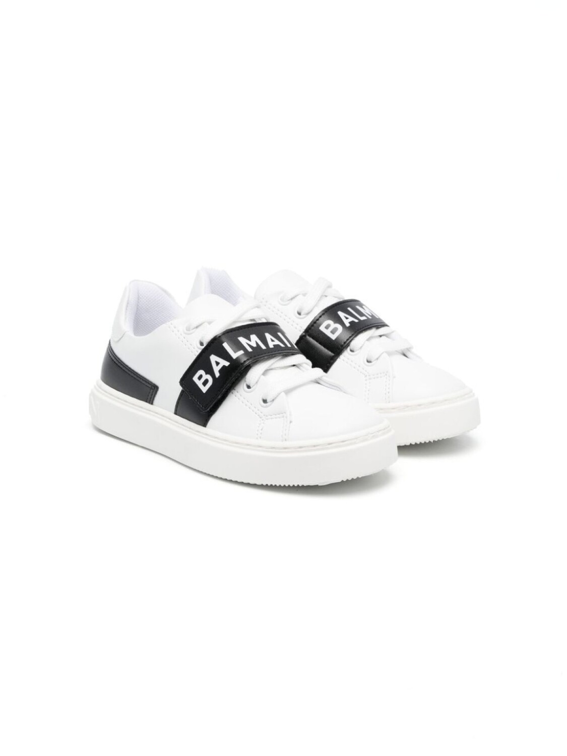 

Balmain Kids кроссовки с логотипом, белый