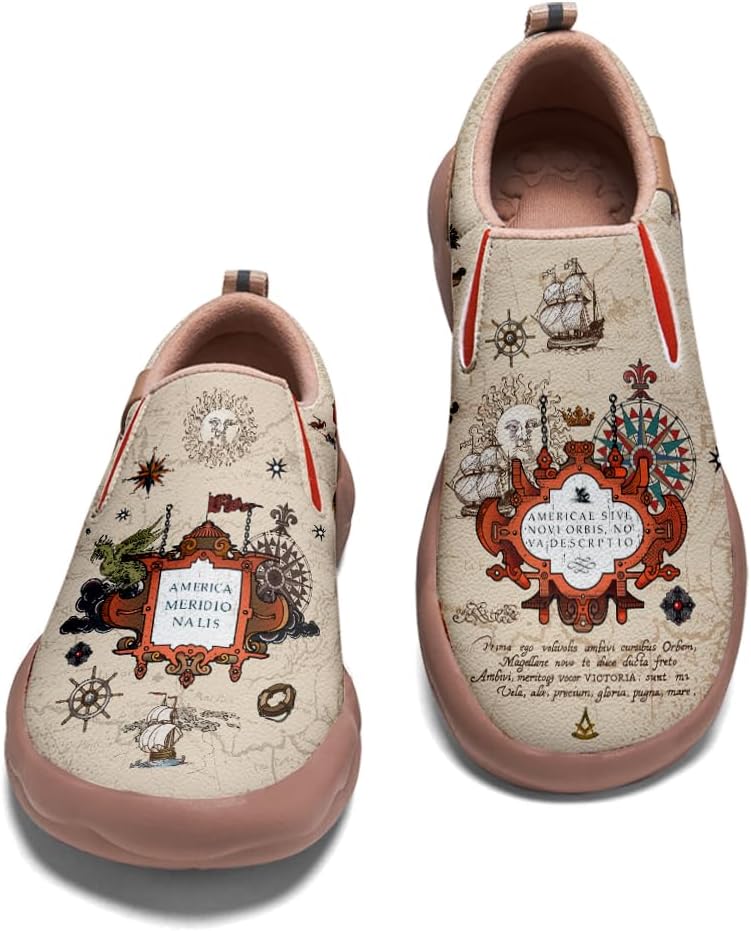 

Мужские слипоны для путешествий, комфортная обувь для ходьбы, подошва с символом волка, модные кроссовки в ретро-стиле с рисунком Onehorse, Retro Style_12